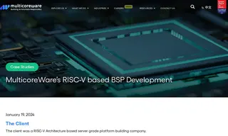 Preview of the RISC-V Architecture Based Serve Company Case Study