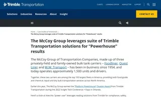 Preview of the McCoy Group Case Study