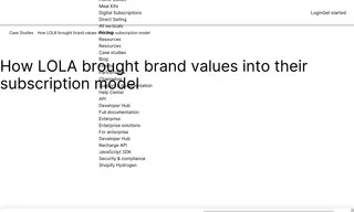 Preview of the LOLA Case Study