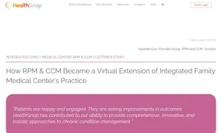 Preview of the Integrated Family Medical Center Case Study