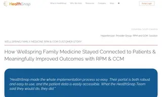 Preview of the Wellspring Family Medicine Case Study