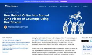 Preview of the Reboot Online Case Study