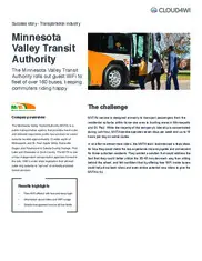 Preview of the MVTA Case Study