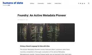 Preview of the Foundry Case Study