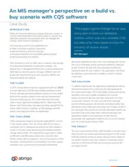Preview of the Large Financial Services Organization Case Study