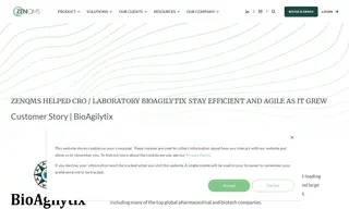Preview of the BioAgilytix Case Study