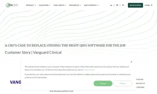 Preview of the Vanguard Clinical Case Study