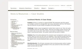 Preview of the Lockheed Martin Case Study