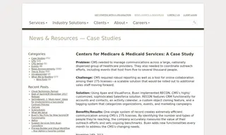 Preview of the Centers for Medicare & Medicaid Services (CMS) Case Study