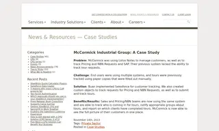 Preview of the McCormick Industrial Group Case Study