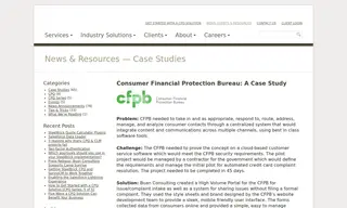 Preview of the Consumer Financial Protection Bureau Case Study