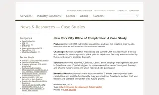 Preview of the New York City Office of Comptroller Case Study