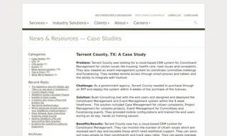 Preview of the Tarrant County Case Study