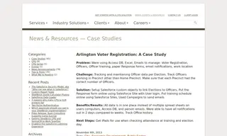 Preview of the Arlington Voter Registration Case Study