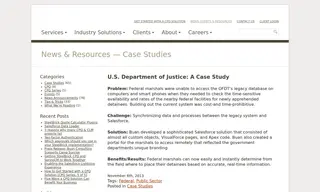 Preview of the U.S. Department of Justice Case Study