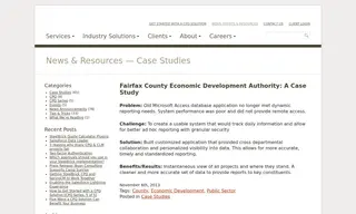 Preview of the Fairfax County Economic Development Authority Case Study