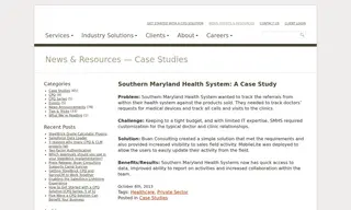 Preview of the Southern Maryland Health System Case Study