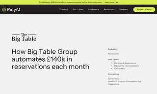 Preview of the The Big Table Group Case Study