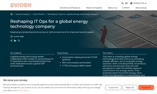 Preview of the Leading Global Energy Technology Firm Case Study
