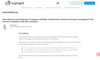 Preview of the Advance Case Study
