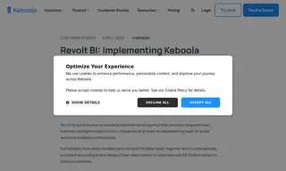 Preview of the Revolt BI Case Study