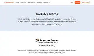 Preview of the Investor Intros Case Study