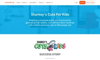 Preview of the Sharkey's Cuts For Kids Case Study