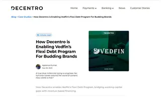 Preview of the Vedfin Case Study