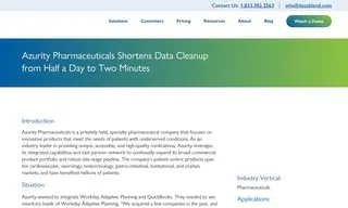 Preview of the Azurity Pharmaceuticals Case Study