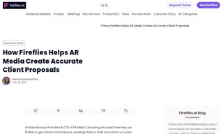 Preview of the AR Media Consulting Case Study