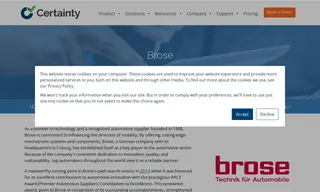 Preview of the Brose Case Study