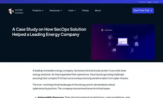 Preview of the Leading Energy Company Case Study