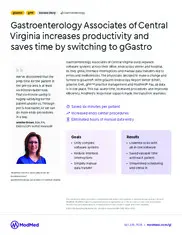 Preview of the Gastroenterology Associates of Central Virginia Case Study
