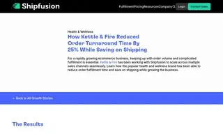 Preview of the Kettle & Fire Case Study