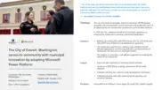 Preview of the City of Everett, Washington Case Study