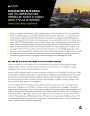 Preview of the Fairfax County Police Department Case Study