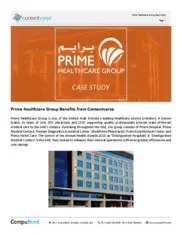 Preview of the Prime HealthCare Group Case Study