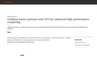 Preview of the Goldman Sachs Case Study