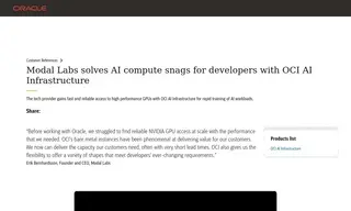 Preview of the Modal Labs Case Study