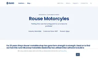Preview of the Rouse Motorcyles Case Study