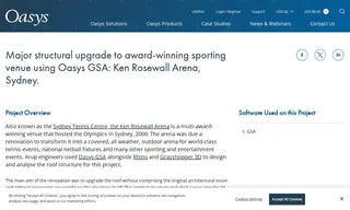 Preview of the Sydney Olympic Park Tennis Centre Case Study