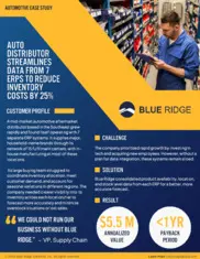 Preview of the Mid-Market Automotive Aftermarket Distributor Case Study