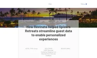 Preview of the Spicers Retreats Case Study