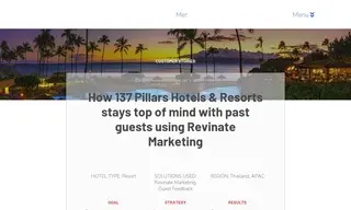 Preview of the 137 Pillars Hotels & Resorts Case Study