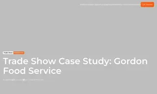 Preview of the Gordon Food Service Case Study