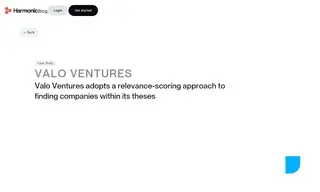 Preview of the Valo Ventures Case Study