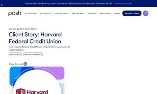 Preview of the Harvard Federal Credit Union Case Study