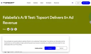 Preview of the falabella.com Case Study