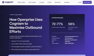 Preview of the Openprise Case Study