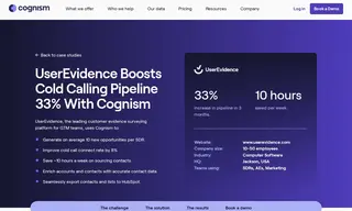 Preview of the UserEvidence Case Study